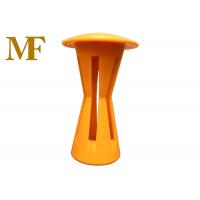 China #2-#12 Orange Drum Plastic Rebar Caps Hourglass 40mm For Fall Safety factory