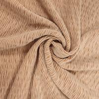 Quality Dress Crepe Super Soft Fabric 300 Gsm Pleated Wrinkle Polyester Spandex for sale