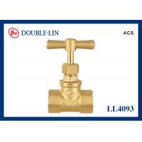 Quality T Handle Female X Female 1 Inch Brass Gate Valve for sale