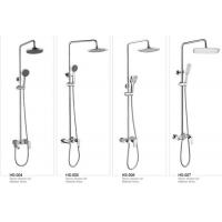 China Brass Bathroom Ceiling Rain Shower Faucet Set With Single Handle for sale