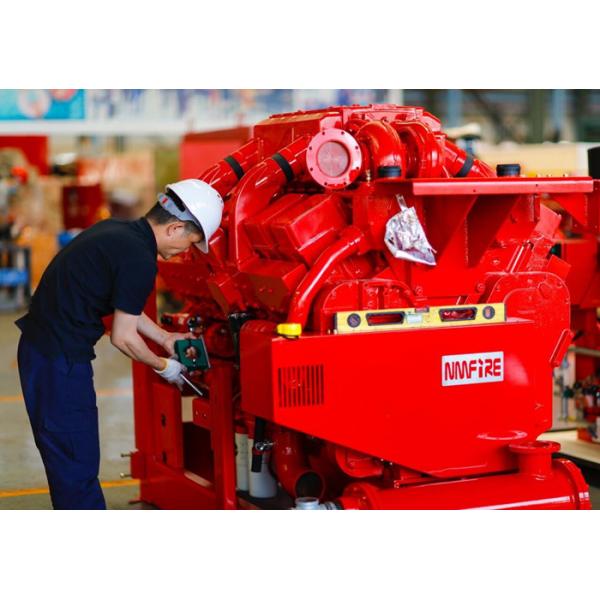 Quality Red FM Approval 300 Hp Diesel Water Pump Engine Used In The Firefighting for sale