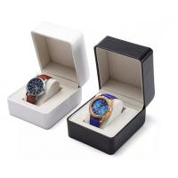 China Custom Size Wrist Watch Packaging Box ISO Pu Leather Watch Box factory