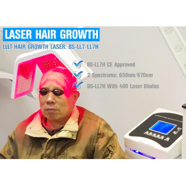 Quality 650nm / 670nm Wavelength Hair Laser Growth Machine Energy Adjustable CE ISO13485 for sale