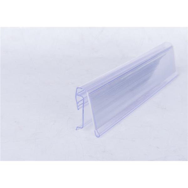 Quality Customized Transparent PVC Extrusion Profiles For Information Display for sale