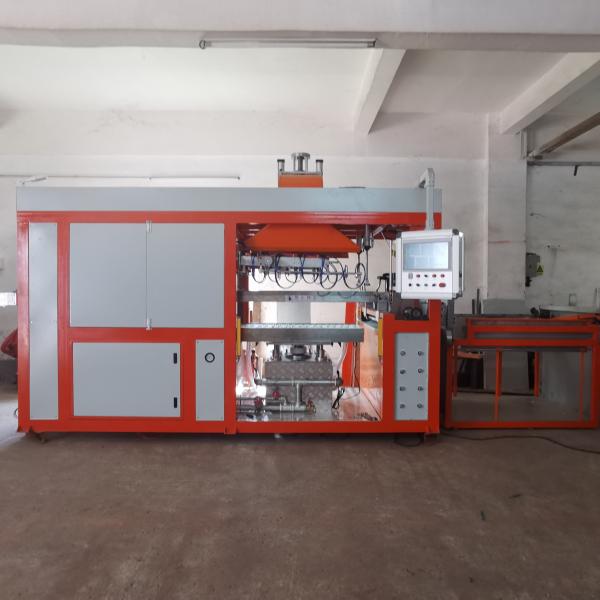 Quality 4000KG Plastic Vacuum Forming Machine For 0.12mm-2.0mm for sale