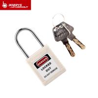 Quality Durable Safety Lockout Padlocks Stainless Steel Shackle Nylon Body With Master Key for sale