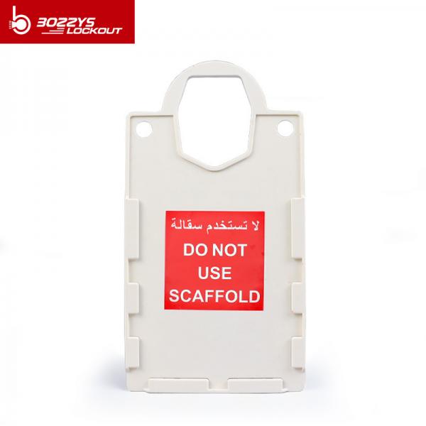 Quality ABS Engineering Plastic Safety Lockout Tags Scaffold Safety Inspection Tags for sale