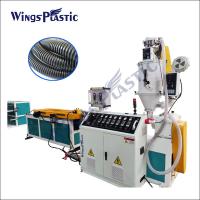China Single Wall HDPE Pipe Extruder Machine LDPE Corrugated Pipe Production Line factory