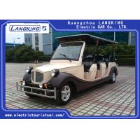 China 72V Energy Saving Classic Golf Carts With 4 Rows Coffee white Colour Vintage Type factory