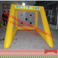 China inflatable penalty shootout football game inflatable football goal inflatable soccer goals for sale