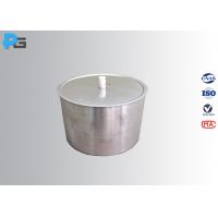 China EN30-1-1 Standard Aluminum Sauce Pans With Lids For Testing On Gas Burners factory
