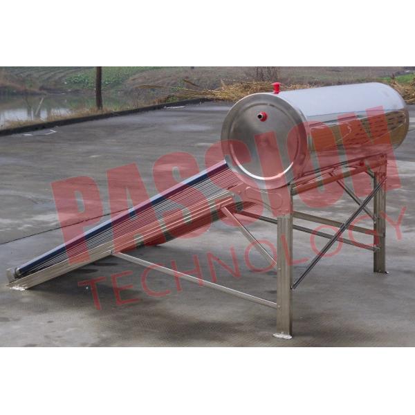 Quality Food Grade Vacuum Tube Solar Water Heater Portable With Painted Steel Shell for sale
