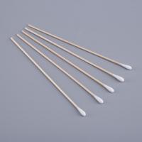 China Household Wood Stick Cotton Swabs , 100 Pcs / Bag Cosmetic Cotton Swabs for sale