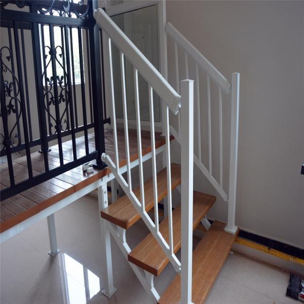 Quality Indoor Decoration Aluminum Industrial Profile Wooden Grain Classic Aluminum Handrail for sale