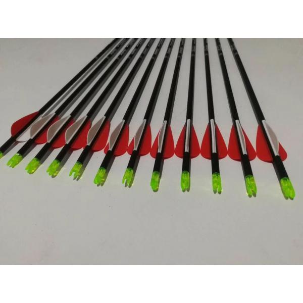 Quality 144 Arrows Pack,Id.165",4.2mm 1.75" Vanes Fletched Hawkeye Small Target carbon for sale