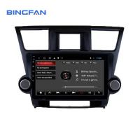 China Android 9.0 Quad Core 1+16GB Car DVD Stereo Radio For Toyota Highlander 2009 2010 2011 2012 2013 2014 10 inch factory