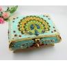 China Shinny Gifts Small Ring Jewelry Box Glass Cover Ring Storage Box Stud Earring Box factory