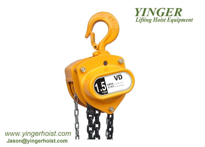 China KITO Type Manual Chain Hoist Overload Protection Chain Pulley Block ISO Compliant hand operated chain hoist for sale