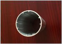 China Round Tube Aluminum Extrusion Profiles Black Electrophoresis Finish for Dia 25MM / 22MM factory