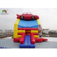 Quality PVC Fireproof Commercial Inflatable Bouncers For Kids Jumping Car Houses for sale