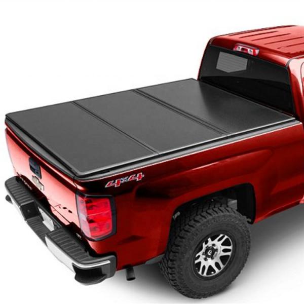 Quality Hilux 4 Doors D-MAX 2013 Pickup Bed Covers , Truck Tonneau Covers Black Color for sale