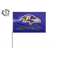 China NFL Baltimore Grommets Raven Banner , 3 x 5-Foot Polyester Digitally Printed Flags factory