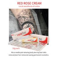 Quality Red Rose Numb Anesthetic Cream 10g Permanent Makeup Lidocaine Numbing Cream for sale