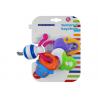 China Food Grade Plastic Rattle Toys For Infants , Baby Teethers And Soothers factory