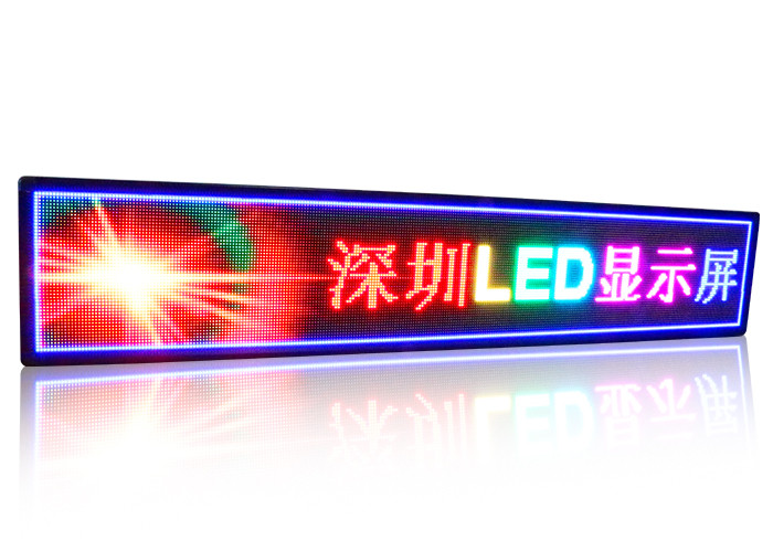 China Programmable LED Display Boards , LED Message Display Board 5625 Dots / ㎡ Physical Density factory