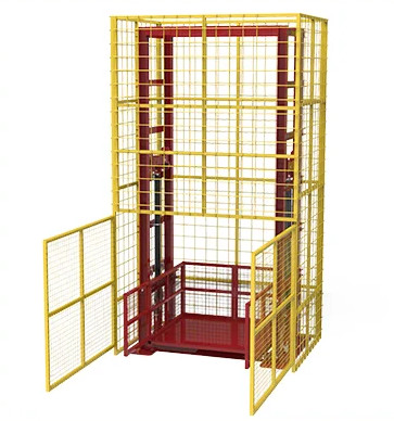 Quality Guide Rail Type Commercial Freight Elevator 6 Tons 4m Outdoor Cargo Lift for sale