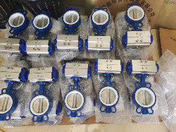 Quality Double Effect Pneumatic Rotary Actuator Control Butterfly Valve for sale