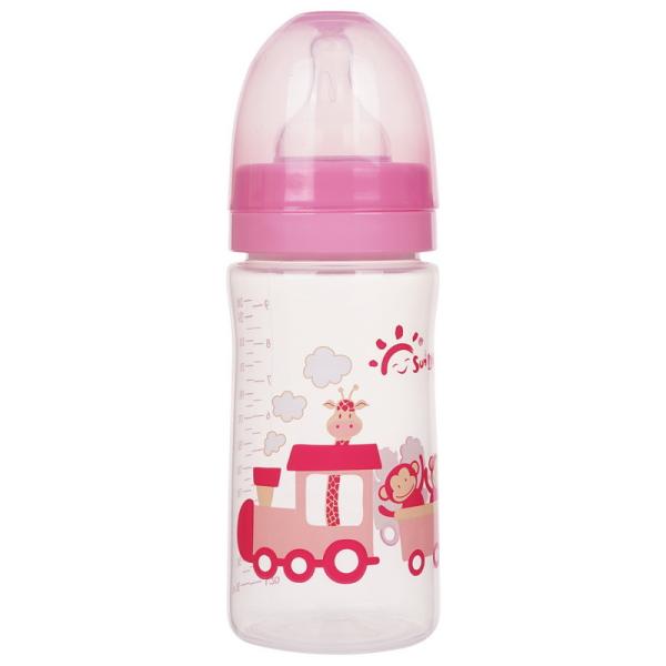 Quality 9oz 260ml Wide Neck Arc PP Baby Feeding Bottle for sale