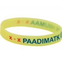 China Promotional Glow Silicone Bracelets, glow in the dark silicone wristband factory
