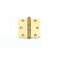 China Pure Brass Flat Cabinet Door Hinges With Round Corner And Ball Bearing 3/4Commercial heavy duty door hinge for sale