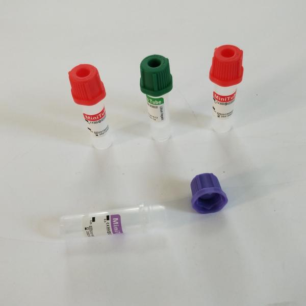 Quality Plain EDTA Micro Blood Collection Tube Radiation Sterilization For Children for sale