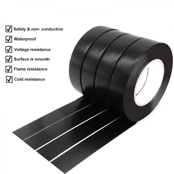 Quality Heavy Duty PVC Electrical Tape Customized Black Flame Retardant for sale