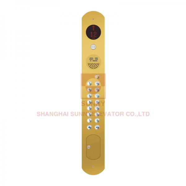Quality Titanium Gold Lift Cop Panel Any Optional Button With Box Side Opening for sale
