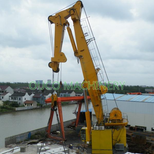 Quality 100t 10m Heavy Duty Hydraulic Knuckle Boom Crane for sale