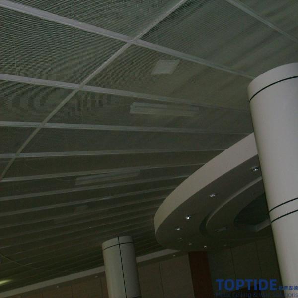 Quality Custom Made Aluminium Oval Wire Mesh Ceiling Board Building Interior Exterior for sale
