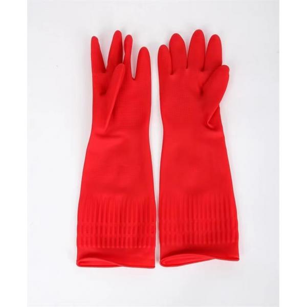 Quality 38cm Length Extra Long Cleaning Gloves 38CM Household Cleaning Dishwashing Gloves for sale
