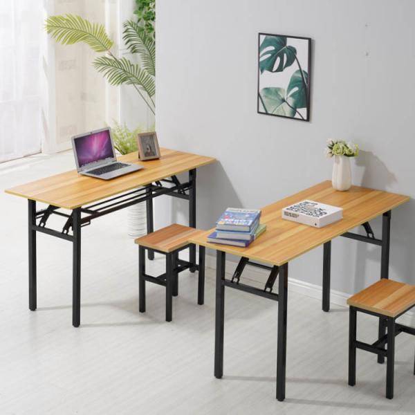 Quality Scratch Resistant Office Computer Training Table Black Wooden Customized Sizes for sale