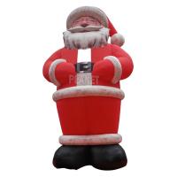 China Holiday Inflatable Christmas Decoration Inflatable Santa Claus Santa Father Christmas Cartoons factory