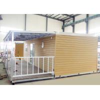 China Light Steel Modern Modular Homes Easy And Quick Installation House Yellow Motor Homes factory