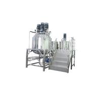 China Fixed Vacuum Emulsifying Mixer 1000L Toothpaste Making Machine 5.5KW for sale