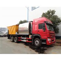 China HOWO 10 Wheels Road Construction Machinery Synchronous Gravel Seal Truck 8m3 10m3 Asphalt Bitumen factory