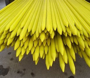Quality ISO9001 L48'' Electric Fencing Round Fiberglass Post for sale