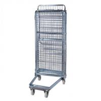 China Durable Laundry Trolley Cart , Stainless Steel Laundry Trolley Rust Proof Sturdy Structure for sale