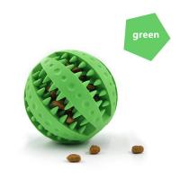 China 100g Rubber Pet Chew Toys Leak Resistant Watermelon Food Bite Ball Toy factory