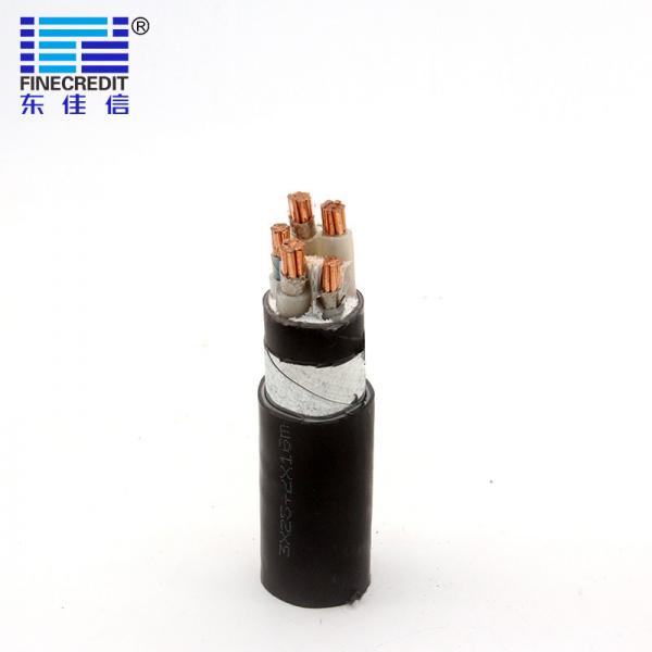 Quality N2XY YJV22 4 Core Xlpe Armored Power Cable , Low Voltage 10 Gauge 4 Wire Cable for sale