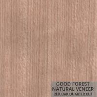 China Smoked Red Oak Wood Veneer / Natural Veneer Plywood Quarter Cut FSC factory